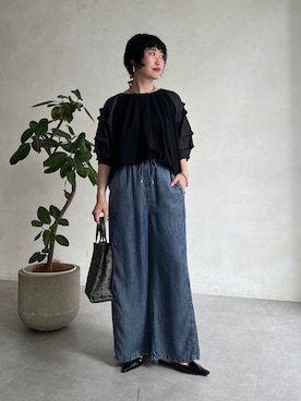 M a k oさん(レディース・155cm)の夏コーディネート