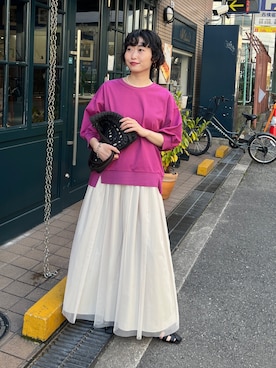 M a k oさん(レディース・155cm)の春コーディネート
