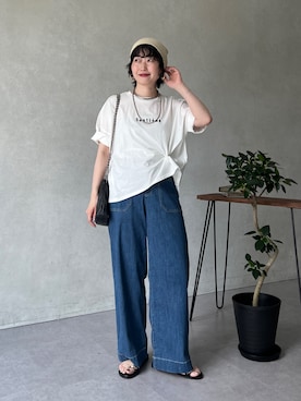 M a k oさん(レディース・155cm)の夏コーディネート