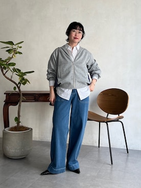 M a k oさん（レディース・155cm）の冬コーディネート