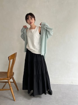 M a k oさん(レディース・155cm)の春コーディネート
