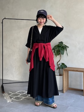 M a k oさん(レディース・155cm)の夏コーディネート