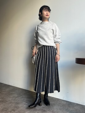 M a k oさん(レディース・155cm)の冬コーディネート