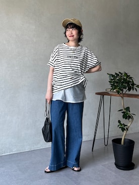 M a k oさん(レディース・155cm)の夏コーディネート