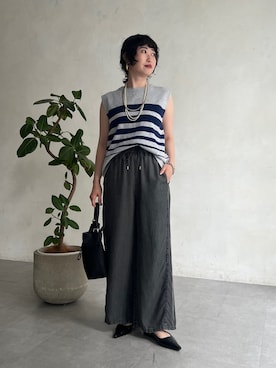 M a k oさん(レディース・155cm)の夏コーディネート