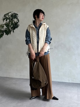 M a k oさん（レディース・155cm）の秋コーディネート