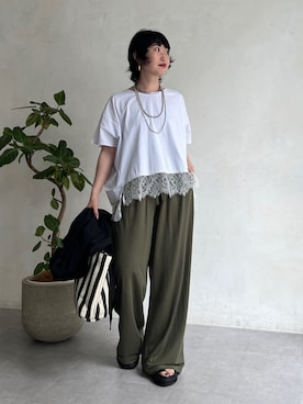 M a k oさん(レディース・155cm)の夏コーディネート