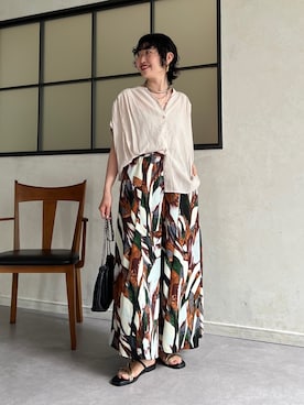 M a k oさん（レディース・155cm）の夏コーディネート