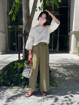 「アイテム（その他）」を使った、M a k oさん（レディース・155cm・30代）の夏コーディネート