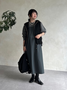 M a k oさん（レディース・155cm）の秋コーディネート