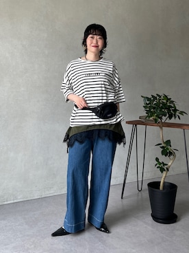 M a k oさん(レディース・155cm)の夏コーディネート