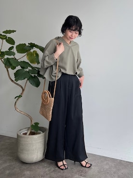 M a k oさん（レディース・155cm）の春コーディネート