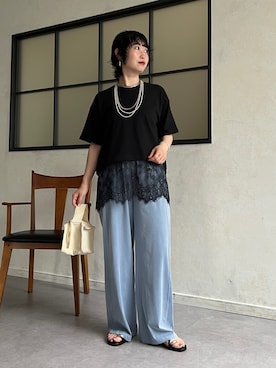 M a k oさん（レディース・155cm）の夏コーディネート