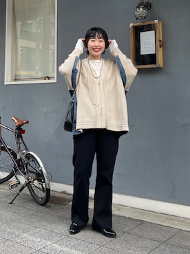 M a k oさん(レディース・155cm)の冬コーディネート