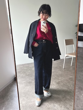 M a k oさん（レディース・155cm）の春コーディネート