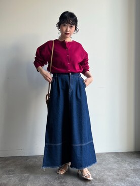 M a k oさん（レディース・155cm）の冬コーディネート