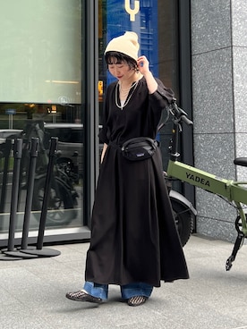 「Ungrid（アングリッド）のアイテム」を使った、M a k oさん（レディース・155cm）の夏コーディネート
