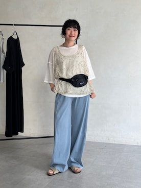 M a k oさん(レディース・155cm)の夏コーディネート