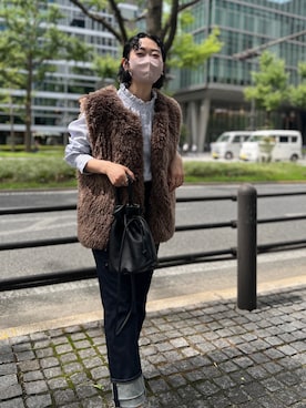 M a k oさん（レディース・155cm）の秋コーディネート