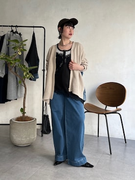 M a k oさん(レディース・155cm)の冬コーディネート