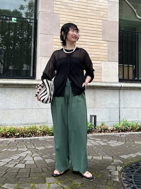 M a k oさん(レディース・155cm)の夏コーディネート