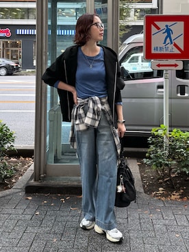 「高身長女子」｜Hikariさん（レディース・169cm）の冬コーディネート