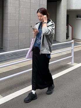 Hikariさん（骨格ナチュラル・レディース・169cm）の冬コーディネート