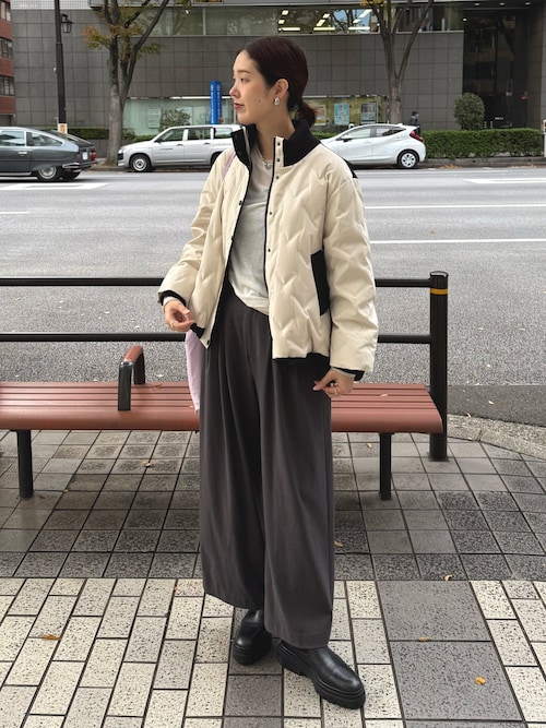 新色追加【ZOZO/一部店舗限定カラー有】スタンドキルティングダウン