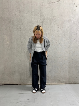 「FORK&SPOON（フォークアンドスプーン）のアイテム（トップス）」を使った、manamiさん（レディース・146cm）の春コーディネート