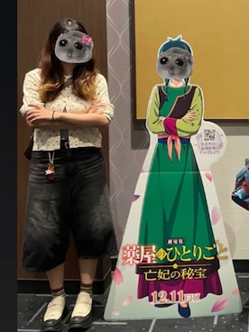 「niko and...（ニコアンド）のアイテム（Tシャツ/カットソー、ホワイト系）」を使った、お茶っ葉さん（レディース・160cm）の秋コーディネート