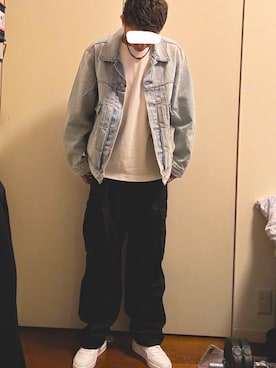 「Levi's（リーバイス）のアイテム（ジャケット/アウター）」を使った、sskikoriさん（メンズ・171cm）の春コーディネート