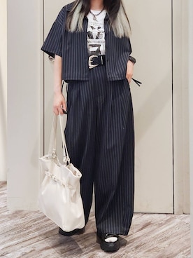 いっしぃさん(レディース・154cm)の夏コーディネート