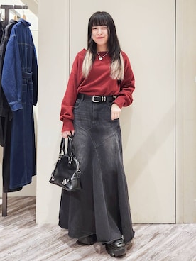いっしぃさん（レディース・154cm）の秋コーディネート
