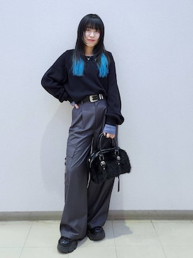 いっしぃさん（レディース・154cm）の冬コーディネート