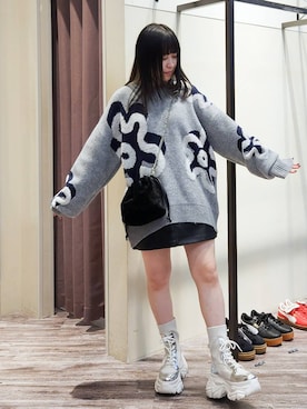 いっしぃさん（レディース・154cm）の冬コーディネート