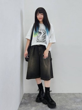 いっしぃさん(レディース・154cm)の春コーディネート