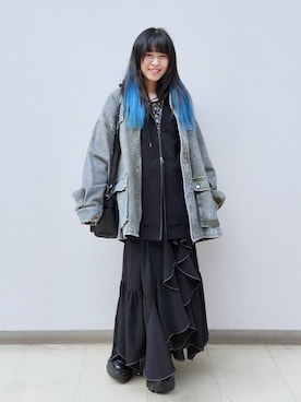 いっしぃさん（レディース・154cm）の春コーディネート