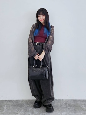 いっしぃさん（レディース・154cm）の冬コーディネート