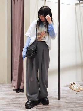 いっしぃさん(レディース・154cm)の春コーディネート