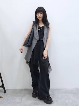 いっしぃさん(レディース・154cm)の春コーディネート