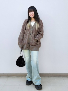 「PAGEBOY（ページボーイ）のアイテム（バッグ）」を使った、いっしぃさん（レディース・154cm）の冬コーディネート