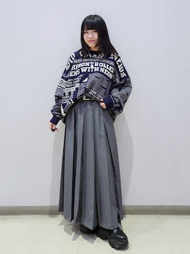 いっしぃさん（レディース・154cm）の冬コーディネート