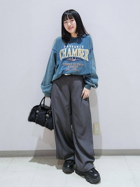 いっしぃさん（レディース・154cm）の冬コーディネート