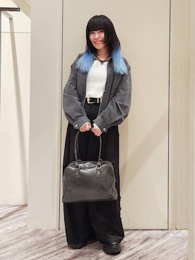 「PBLIM（ページボーイリム）のアイテム」を使った、いっしぃさん（レディース・154cm）の秋コーディネート