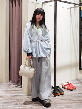 いっしぃさん（レディース・154cm）の冬コーディネート