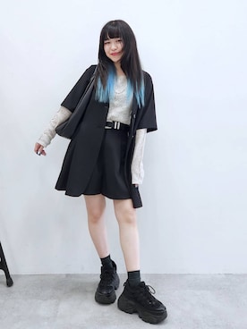 「PAGEBOY（ページボーイ）のアイテム（パンツ）」を使った、いっしぃさん（レディース・154cm）の春コーディネート