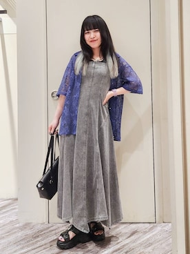 いっしぃさん(レディース・154cm)の夏コーディネート