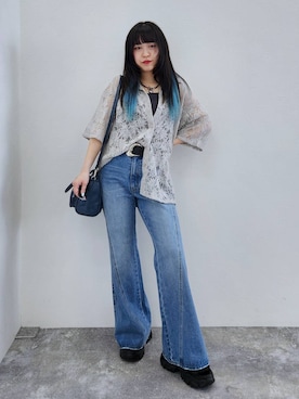 「PAGEBOY（ページボーイ）のアイテム（アクセサリー）」を使った、いっしぃさん（レディース・154cm）の春コーディネート