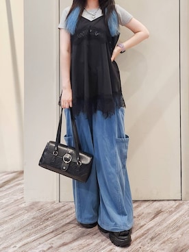 いっしぃさん(レディース・154cm)の夏コーディネート