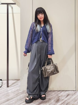 「PAGEBOY（ページボーイ）のアイテム（アクセサリー）」を使った、いっしぃさん（レディース・154cm）の秋コーディネート